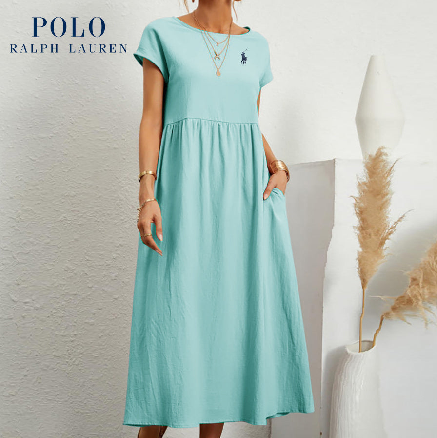 [Ralph Lauren] Loose cotton and linen dress