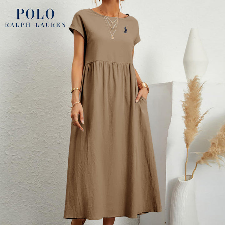 [Ralph Lauren] Loose cotton and linen dress