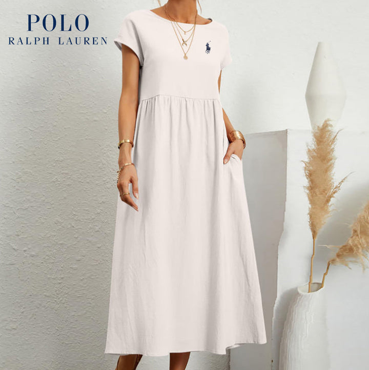 [Ralph Lauren] Loose cotton and linen dress