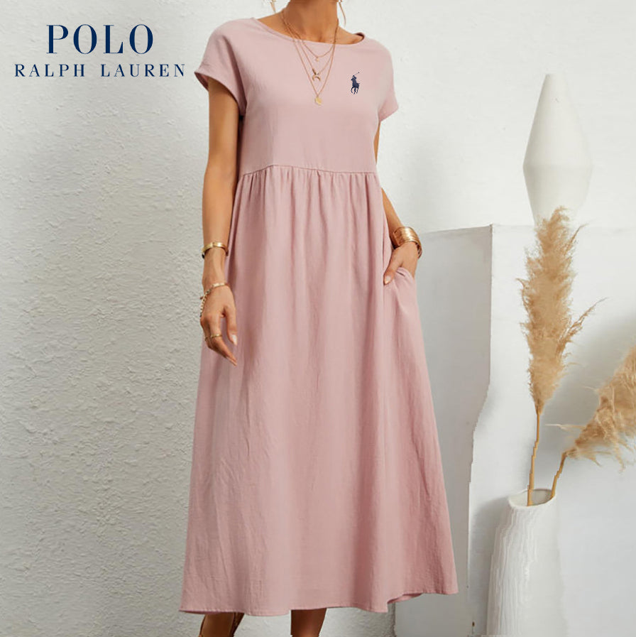[Ralph Lauren] Loose cotton and linen dress