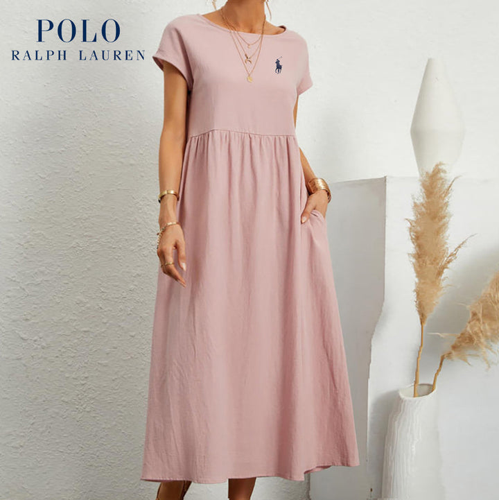 [Ralph Lauren] Loose cotton and linen dress