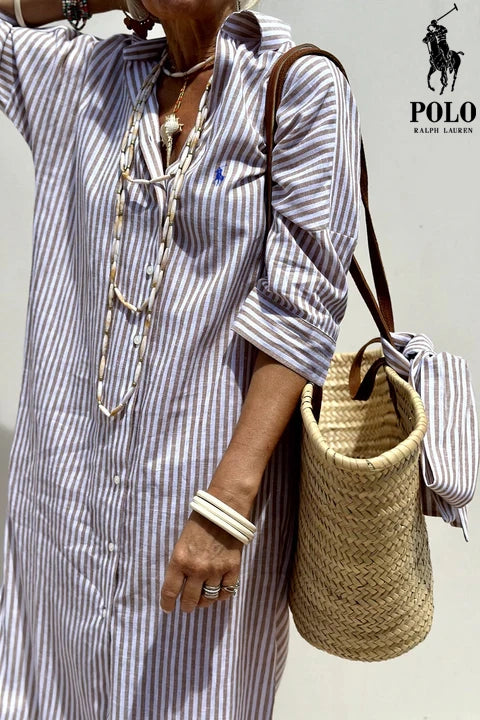 Chic Shirt Dress – Elegant Shirt Dress